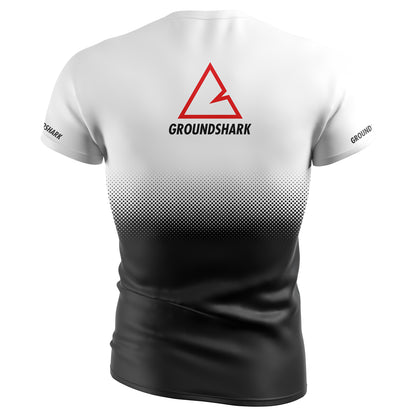 GROUNDSHARK Balance - Jiu Jitsu Short Sleeve BJJ Rashguard Back