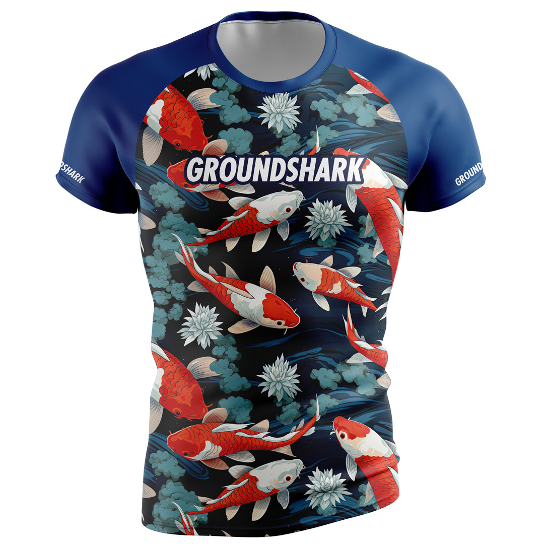 GROUNDSHARK Koi Fish - Jiu Jitsu Short Sleeve BJJ Rashguard