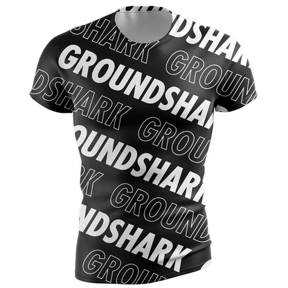 GROUNDSHARK Repetition Bold - Jiu Jitsu Short Sleeve BJJ Rashguard