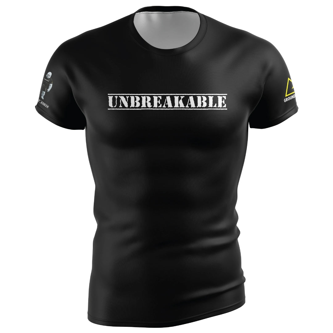 Vanilla Gorilla Set BJJ Short Sleeve Groundshark Rashguard Front